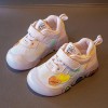 wholesale childrens clothing online Toddler Girl Heart-shape Print Velcro Sport Shoes 