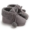 Velcro Fleece-lined Baby Shoes for Baby Girl