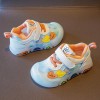 wholesale childrens clothing online Toddler Girl Heart-shape Print Velcro Sport Shoes 
