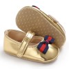 Velcro Design Bow Decor Soft Shoes for Baby Girl children's clothing