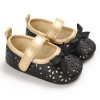 Baby Girls Bow Decor Magic Tape Princess Shoes Kids Shoes