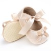 Baby Girls Bow Slip On Soft Sole Flat Shoes 
