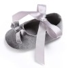 Baby Girls Bow Slip On Soft Sole Flat Shoes 