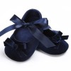 Baby Girls Bow Slip On Soft Sole Flat Shoes 