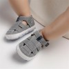 Baby Canvas Hollow Out Magic Tape Comfy Sandals Baby Shoes 