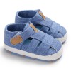 Baby Canvas Hollow Out Magic Tape Comfy Sandals Baby Shoes 