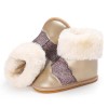 Baby Girls Casual Winter Fur Boots Cheap Kid Shoes 