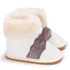 Baby Girls Casual Winter Fur Boots Cheap Kid Shoes 