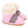 Baby Girls Casual Winter Fur Boots Cheap Kid Shoes 