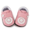 Baby Girls Flower Magic Tape Flats Shoes