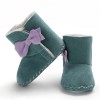Baby Girls Bow Decor Winter Fur Snow Boots Girls Shoes