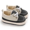 Baby Boys Lace Up Color Block Sneakers Children Shoes 