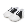 Baby Non-Slip Color Block Lace Up Sneakers Cheap Kid Shoes 