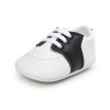 Baby Non-Slip Color Block Lace Up Sneakers Cheap Kid Shoes 