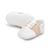 Baby Non-Slip Color Block Lace Up Sneakers Cheap Kid Shoes 