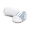 Baby Non-Slip Color Block Lace Up Sneakers Cheap Kid Shoes 
