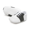 Baby Non-Slip Color Block Lace Up Sneakers Cheap Kid Shoes 