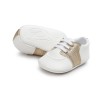 Baby Non-Slip Color Block Lace Up Sneakers Cheap Kid Shoes 