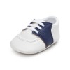 Baby Non-Slip Color Block Lace Up Sneakers Cheap Kid Shoes 