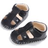 Baby PU Hollow-out Magic Tape Non-Slip Sandals Baby Shoes