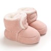 Baby Unisex Solid Magic Tape Snow Boots Kids Shoes