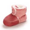 Baby Unisex Solid Magic Tape Snow Boots Kids Shoes