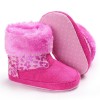 Baby Girls Solid Printed Winter Fur Boots Children Shoes