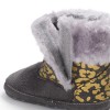 Baby Girls Solid Printed Winter Fur Boots Children Shoes