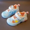 wholesale childrens clothing online Toddler Girl Heart-shape Print Velcro Sport Shoes 