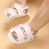 Baby Girl Lace Trim Shoes Children's Clothing