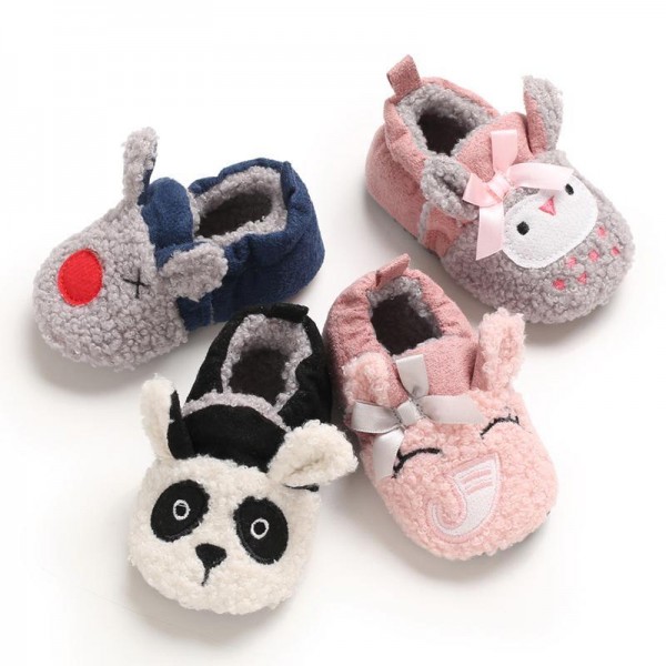 Set of Feet Thick Shoes for Baby Girl