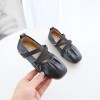 Set of Feet Leather Shoes for Toddler Girl