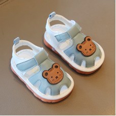 Summer Baby Sandals, 0-1 Years Old, 4-8-12 Months Old, Soft Soles, Non Slip Walking Shoes, Anti Kicking Shoes That Cannot Be Peeled Off