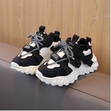 2023 Autumn/Winter Two Cotton Warm New Children's Sports Shoes Korean Edition Boys' Shoes Fashion Children's Shoes Trendy Girls' Dad Shoes