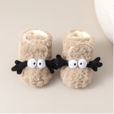 Baby Walking Shoes Autumn And Winter New Thickened And Warm Soft Sole Doll Shoes And Socks Cute Newborn Pre Step Shoes Class A